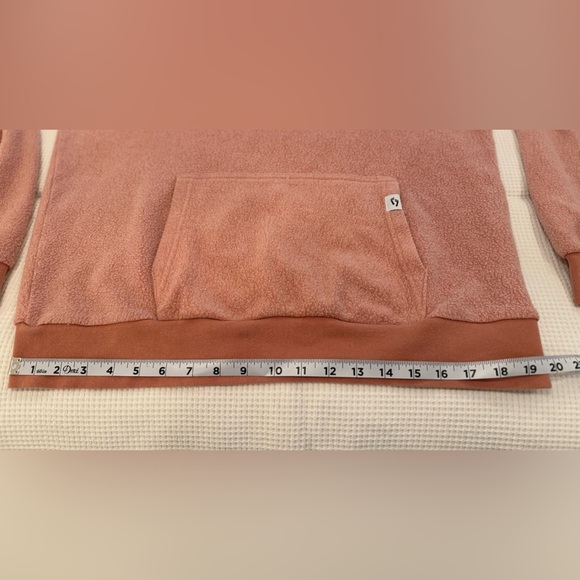 Feat Blanketblend Hoodie Sweatshirt - XL, color dusty peach - Picture 6 of 9